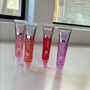 Lip Gel Trio — Pink, Orange, Red, Purple